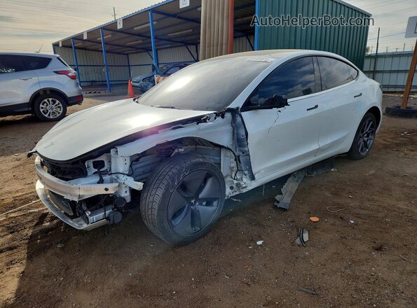 5YJ3E1EB8NF315619 2022 TESLA MODEL 3 White Tył lewy