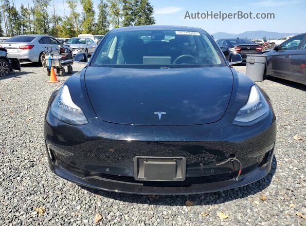 5YJ3E1EB9KF189363 2019 TESLA MODEL Black Front view