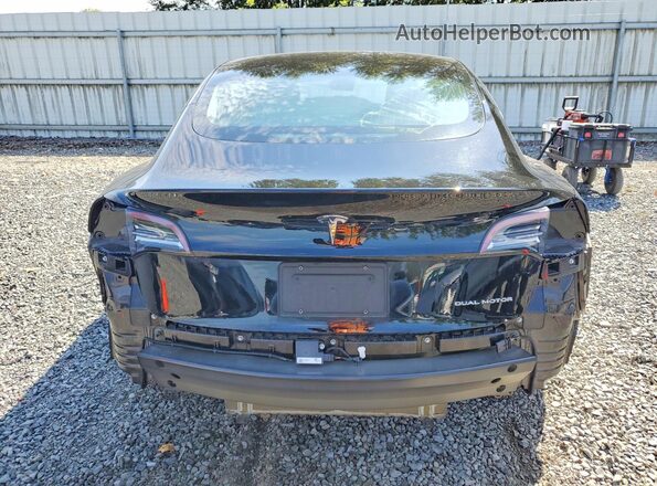 5YJ3E1EB9KF189363 2019 TESLA MODEL Black Rear view