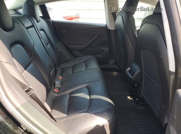 5YJ3E1EB9KF189363 2019 TESLA MODEL Black Rear seats view