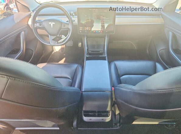 5YJ3E1EB9KF389238 2019 TESLA MODEL Gray Вид панелі приладів