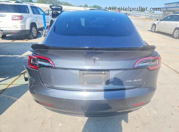 5YJ3E1EB9KF389238 2019 TESLA MODEL Gray Вид ззаду