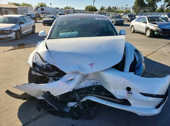 5YJ3E1EB9NF257679 2022 TESLA MODEL White წინა ხედი