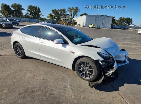 5YJ3E1EB9NF257679 2022 TESLA MODEL White წინა მარჯვენა