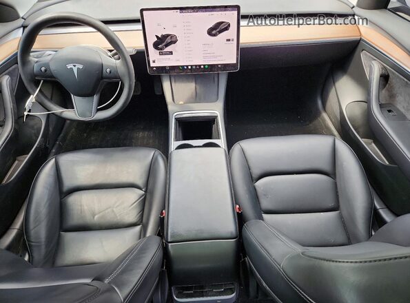 5YJ3E1EB9PF710413 2023 TESLA MODEL Black Առջևի վահանակի տեսք