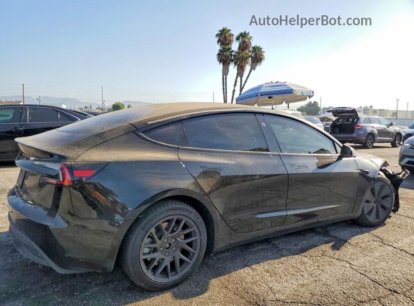 5YJ3E1EB9RF843739 2024 TESLA MODEL Black უკანა მარჯვენა