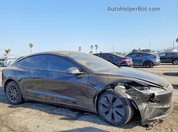 5YJ3E1EB9RF843739 2024 TESLA MODEL Black წინა მარჯვენა