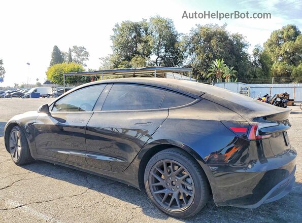 5YJ3E1EB9RF843739 2024 TESLA MODEL Black უკანა მარცხენა