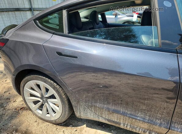 5YJ3E1EBXNF180501 2022 TESLA MODEL Серый Вид задних сидений