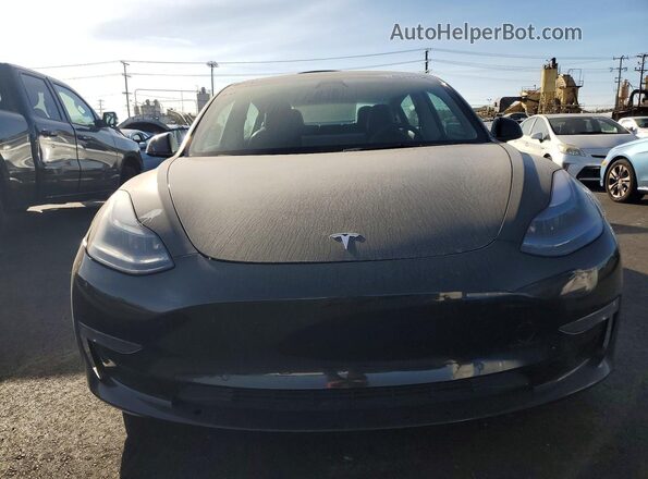 5YJ3E1EBXNF198805 2022 TESLA MODEL Черный Вид спереди