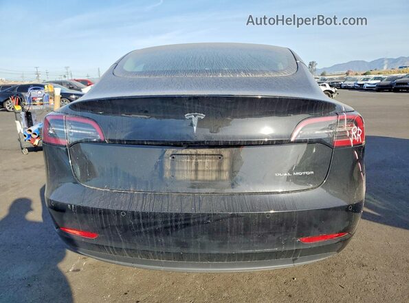 5YJ3E1EBXNF198805 2022 TESLA MODEL Черный Вид сзади