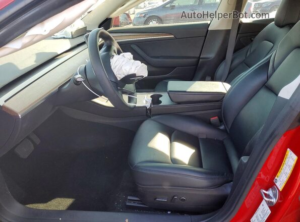 5YJ3E1EBXNF316934 2022 TESLA MODEL Red Սալոնի դիմացի տեսք