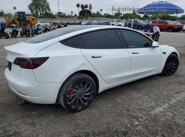 5YJ3E1EC2PF552134 2023 TESLA MODEL White Tył prawy