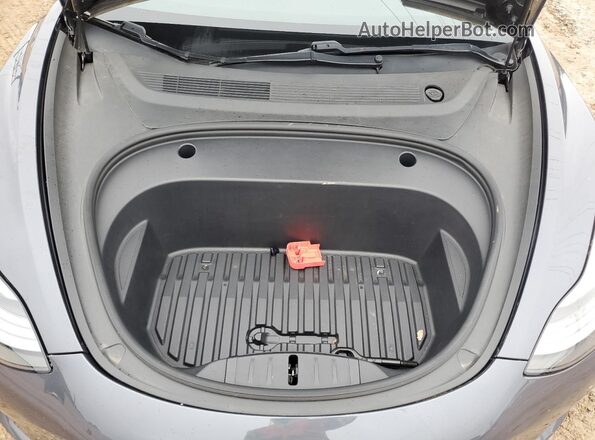 5YJ3E1EC4MF025269 2021 TESLA MODEL Серый Вид задней части салона