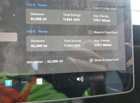 5YJ3E1EC4MF025269 2021 TESLA MODEL Серый Вид щитка приборов