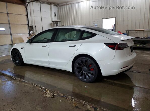 5YJ3E1EC5MF095993 2021 TESLA MODEL White Задня ліва чверть