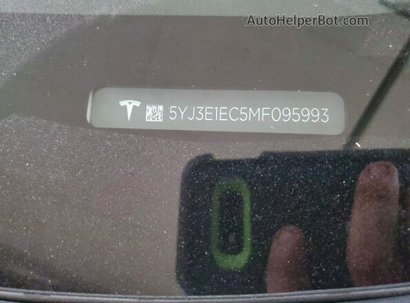 5YJ3E1EC5MF095993 2021 TESLA MODEL White Вид підкапотного простору