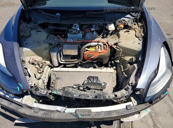 5YJ3E1EC5PF498229 2023 TESLA MODEL Серый Вид задней части салона