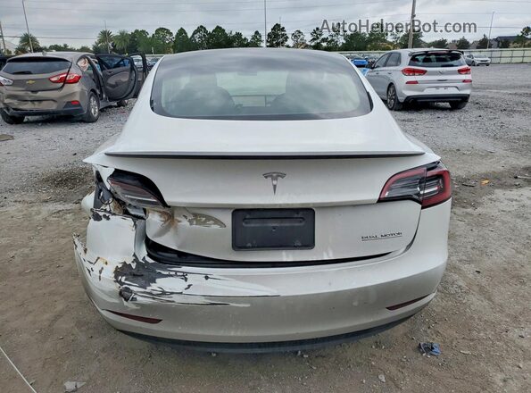 5YJ3E1EC7PF480704 2023 TESLA MODEL Белый Вид сзади
