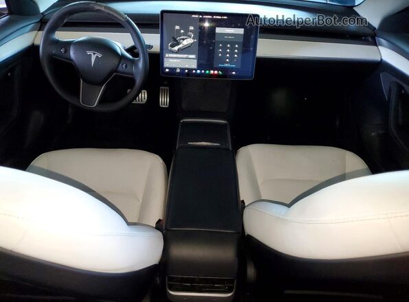 5YJ3E1EC8NF155220 2022 TESLA MODEL Black წინა პანელის ხედი