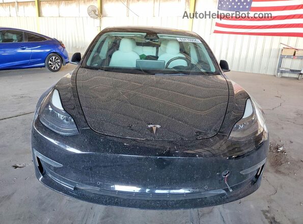 5YJ3E1EC8NF155220 2022 TESLA MODEL Black წინა ხედი