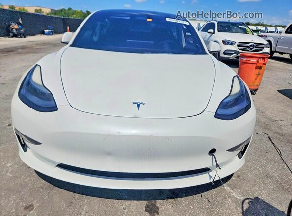 5YJ3E1ECXMF088456 2021 TESLA MODEL Белый Вид спереди