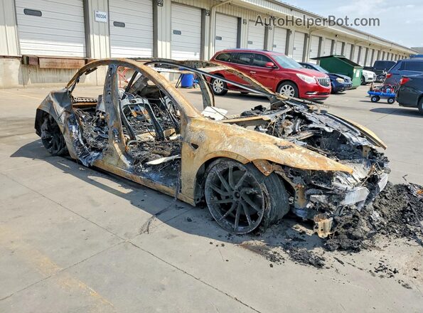 5YJ3E1ET0SF015318 2025 TESLA MODEL Burn Przód prawy