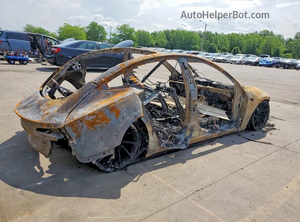 5YJ3E1ET0SF015318 2025 TESLA MODEL Burn Tył prawy