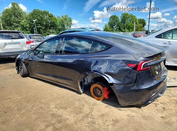 5YJ3E1ET6RF856604 2024 TESLA MODEL Blue Rear left