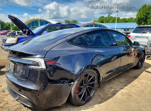 5YJ3E1ET6RF856604 2024 TESLA MODEL Blue Rear right