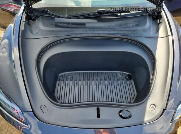 5YJ3E1ET6RF856604 2024 TESLA MODEL Blue Rear interior view