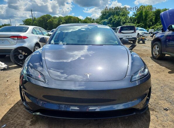 5YJ3E1ET6RF856604 2024 TESLA MODEL Blue Front view