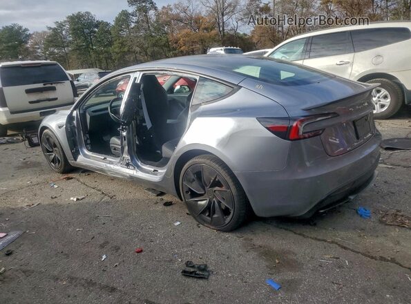 5YJ3E1ET8SF940512 2025 TESLA MODEL Серый Задняя левая четверть