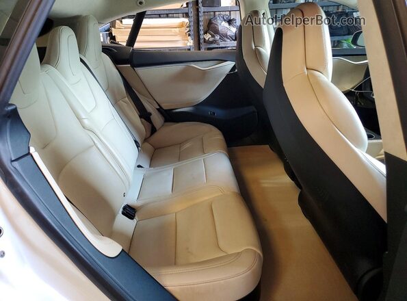 5YJSA1E11HF225960 2017 TESLA MODEL White Вид задніх сидінь