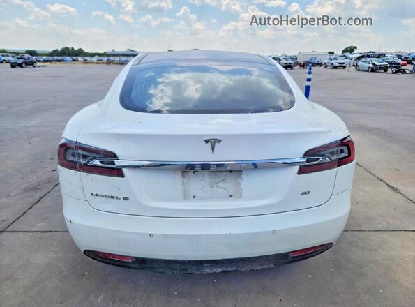 5YJSA1E19GF159236 2016 TESLA MODEL Белый Вид сзади