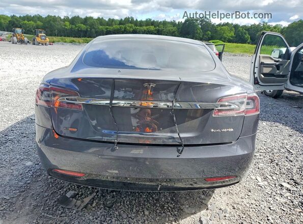 5YJSA1E23KF333674 2019 TESLA MODEL Серый Вид сзади