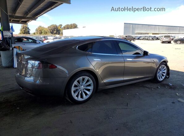 5YJSA1E27GF149278 2016 TESLA MODEL Gray Trasero derecho