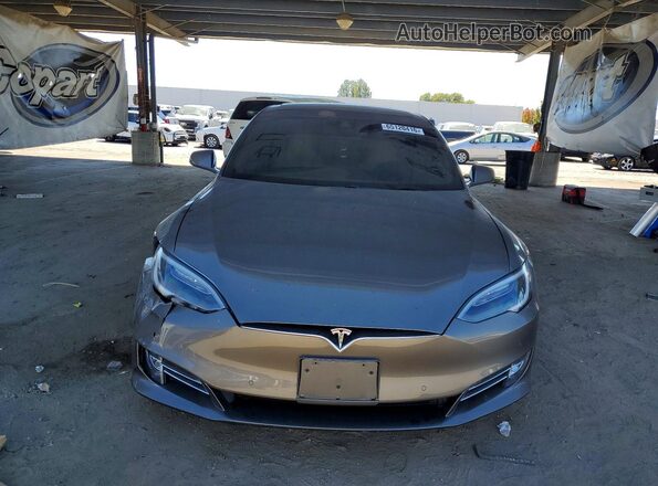 5YJSA1E27GF149278 2016 TESLA MODEL Gray Vista frontal