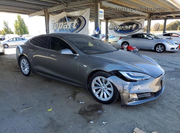 5YJSA1E27GF149278 2016 TESLA MODEL Gray Delantero derecho