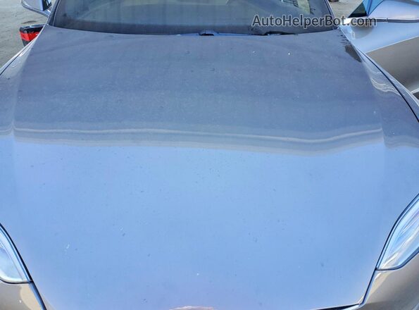 5YJSA1E27GF149278 2016 TESLA MODEL Gray Vista interior trasera
