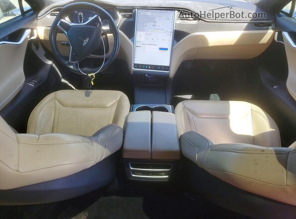 5YJSA1E27GF149278 2016 TESLA MODEL Gray Vista del salpicadero