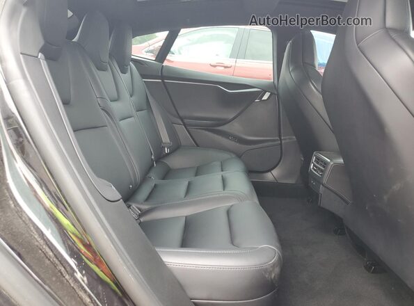 5YJSA1E28JF274085 2018 TESLA MODEL Черный Вид задних сидений