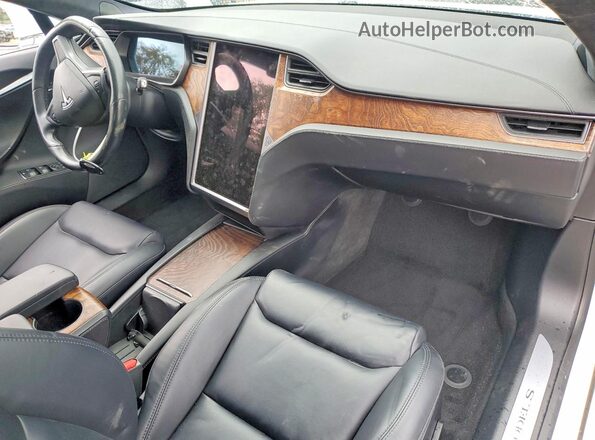 5YJSA1E2XMF423715 2021 TESLA MODEL White Вид панелі приладів