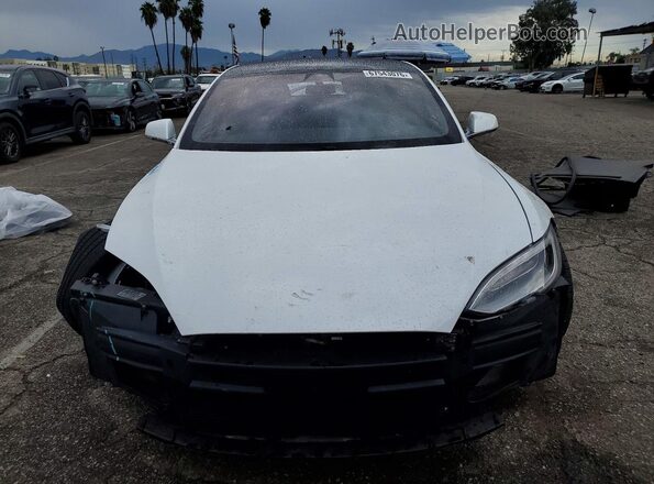 5YJSA1E2XMF423715 2021 TESLA MODEL White Вид спереду