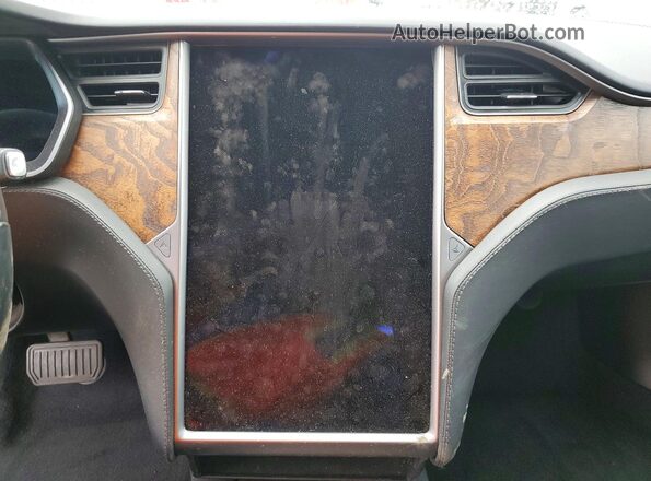 5YJSA1E2XMF423715 2021 TESLA MODEL White Вид щитка приладів