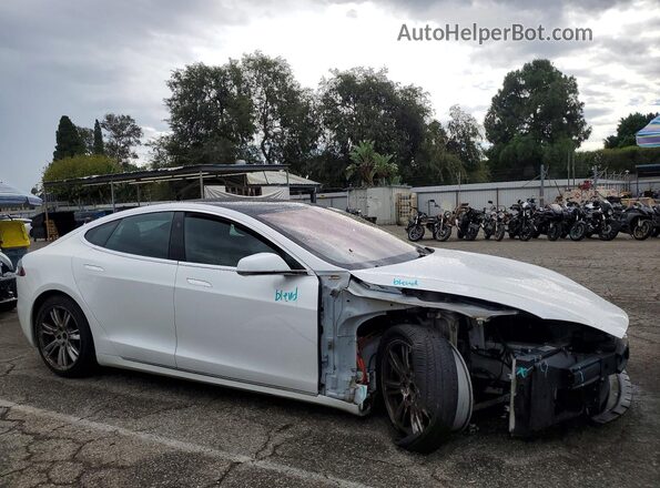 5YJSA1E2XMF423715 2021 TESLA MODEL White Передня права чверть