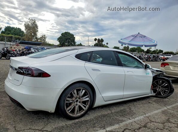 5YJSA1E2XMF423715 2021 TESLA MODEL White Задня права чверть