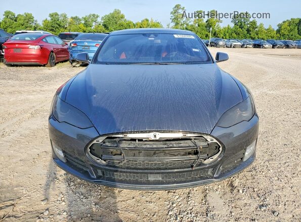 5YJSA1E46GF136510 2016 TESLA MODEL Серый Вид спереди