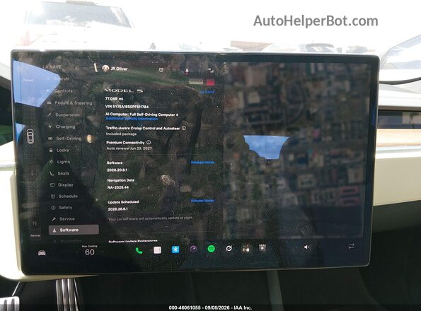 5YJSA1E50PF511784 2023 TESLA MODEL S Красный 