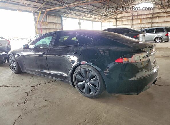 5YJSA1E51MF453423 2021 TESLA MODEL Black უკანა მარცხენა
